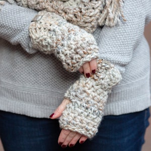 Fingerless Mittens Pair | Chunky Mittens | Fingerless Gloves | Handmade Mittens | Texting Gloves | Pair of Gloves