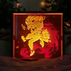 Genshin Impact Gaming LED Light Box