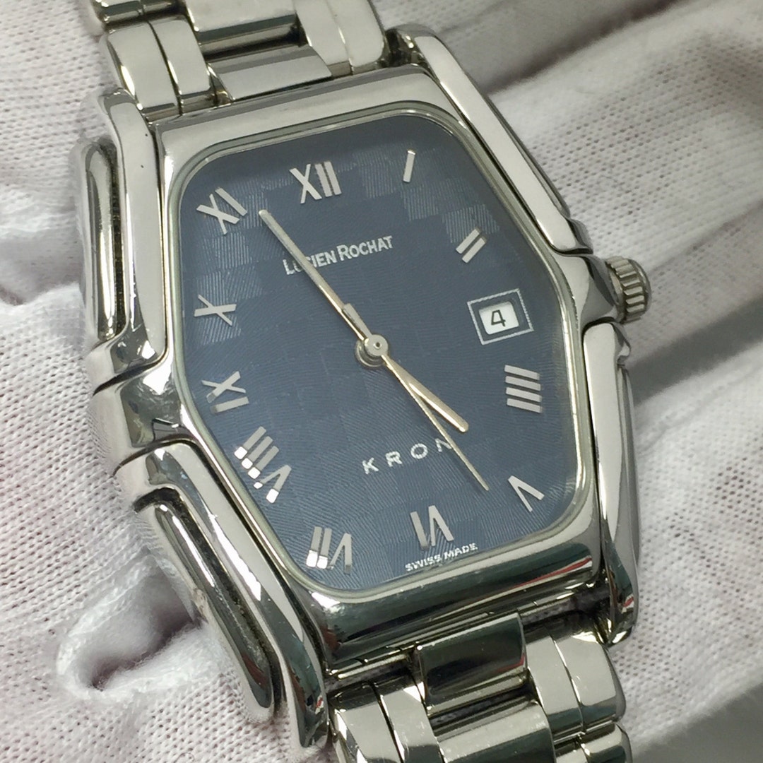 Watch LUCIEN ROCHAT KRON Lady Automatic Steel and Silver 800 - Etsy