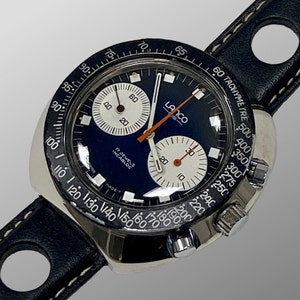 LANCO Chronograph Big Eyes vintage manual valjoux 7733