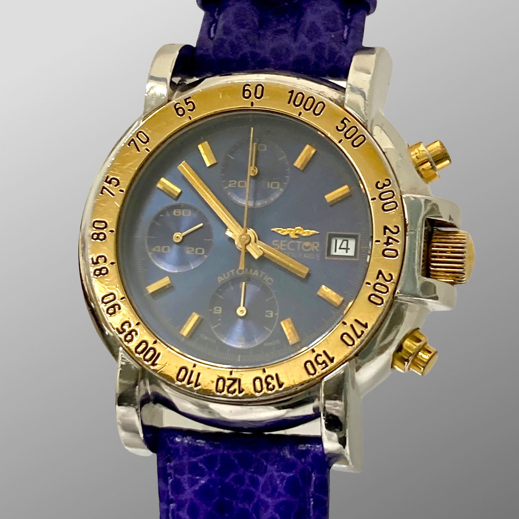 Sector Golden Eagle Automatic Chronograph Etsy Canada