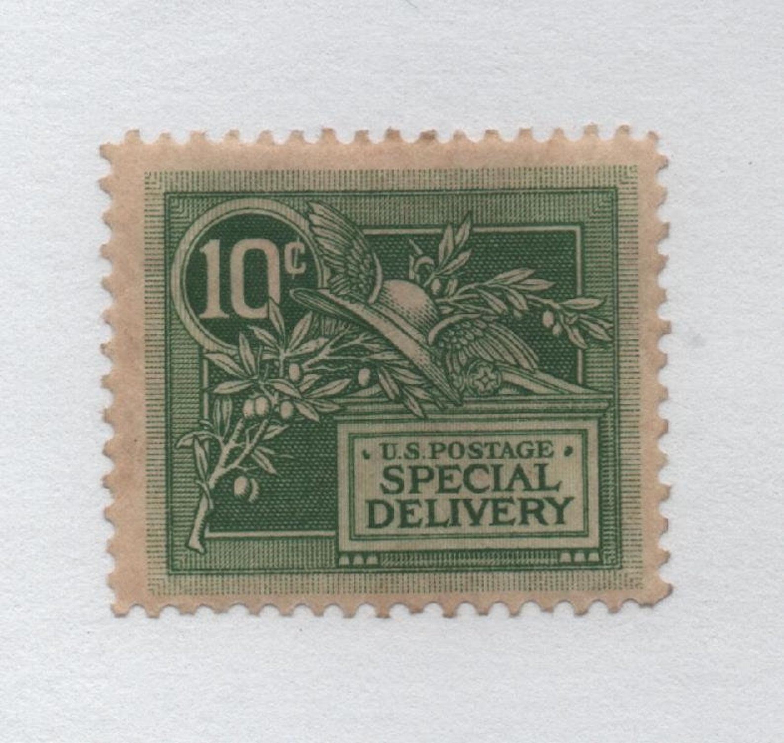 10 Cent 1908 Special Delivery scott's E 7 Single Stamp, Mint Hinged Etsy