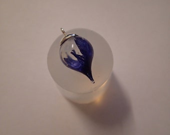 Clear silicone mould for resin jewellery  drop 20 X 13 mm (~1.5ml)
