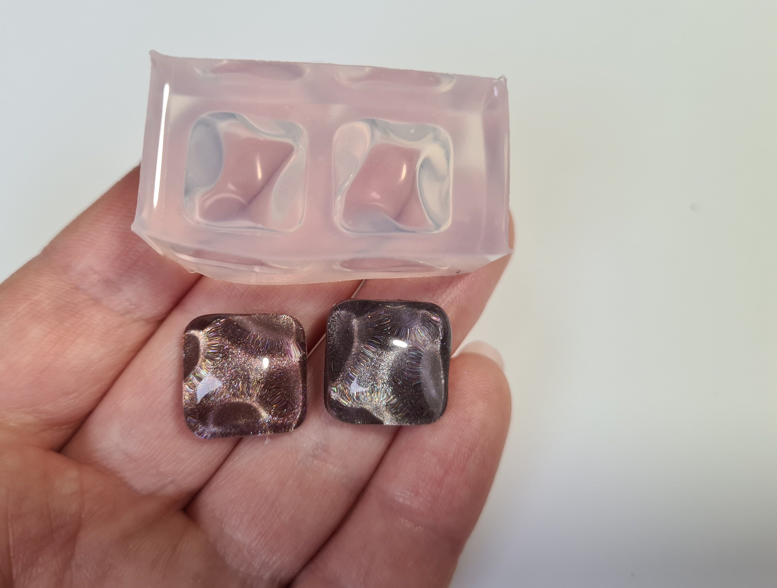 crazynature Light Reflection Double Mold 15 X 7 Mm, Water Reflection Mold, Square Mold  for Resin - Etsy