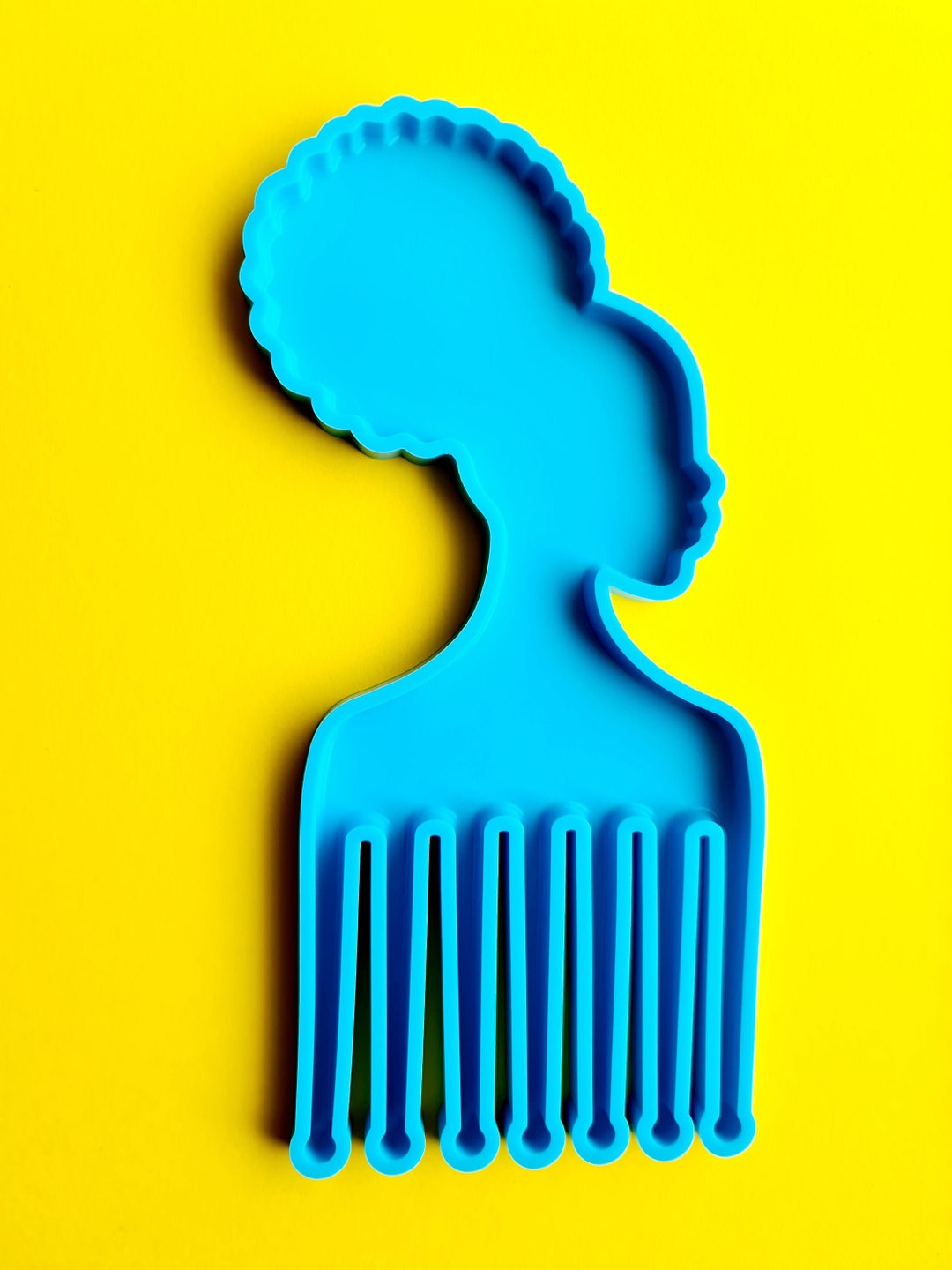 Hairbrush Coaster Silicone Mold for Resin Size About 198x85 Etsy