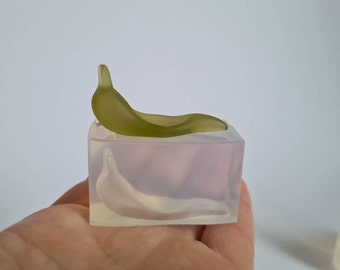 Snail clear silicone mould for resin jewellery and craft  42 x 20 mm, snail body only