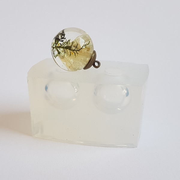 Resin Ball Pendant Etsy