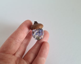 Faceted acorn clear Silicone mould for resin jewellery 21 x 18 mm, body part only