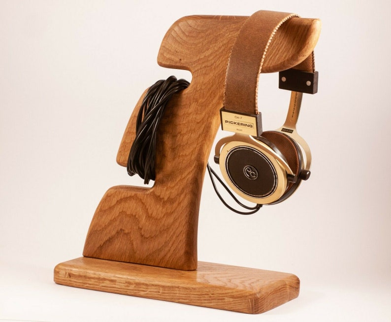 Headphone stand Headphone holder Headphone hanger tech gift image 1