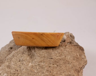 Small wooden barrette, hair clip, hair slide, clip