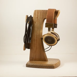 Holz-Kopfhörer-Halter, Kopfhörerständer, Kopfhörer-Aufhänger