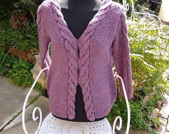 Ladies Aran Cardi