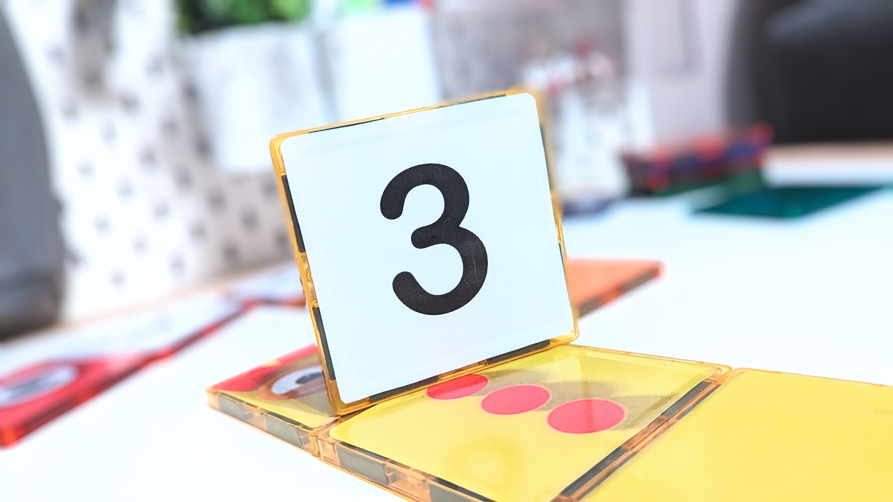 Numberblocks Magnatile Toppers Number Recognition Counting Activity for