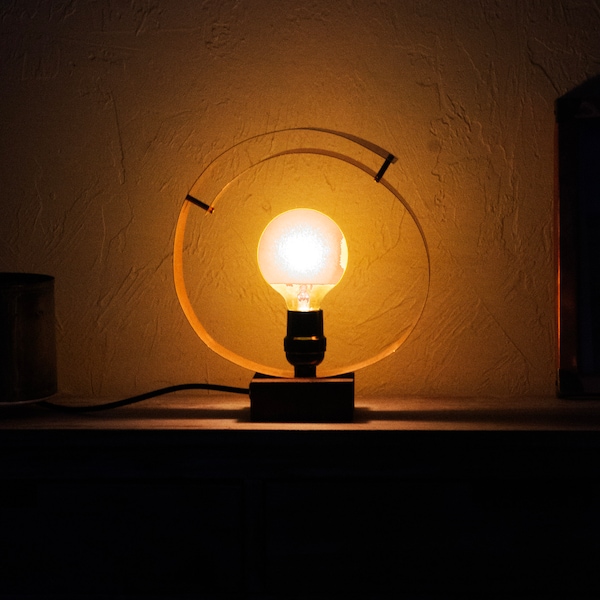 Copper Edison table lamp