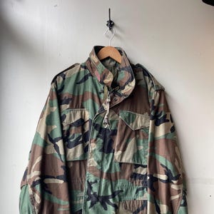 US ARMY 80's M-65 SO-SEW STYLES ジャケット Vintage So-Sew Styles M65 OG-107 Men's Green Military Field