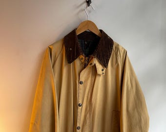 BARBOUR / Vintage Beaufort / Rare Brown Colour / 90s Barbour