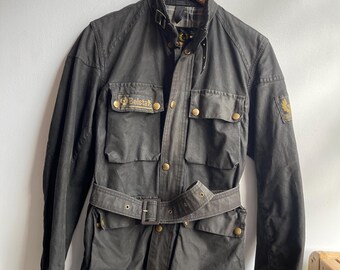 BELSTAFF / Ridemaster 2 / vintage wax jacket / made in England / vintage motorcycle jacket / genuine / 90s belstaff / mens XS-S.