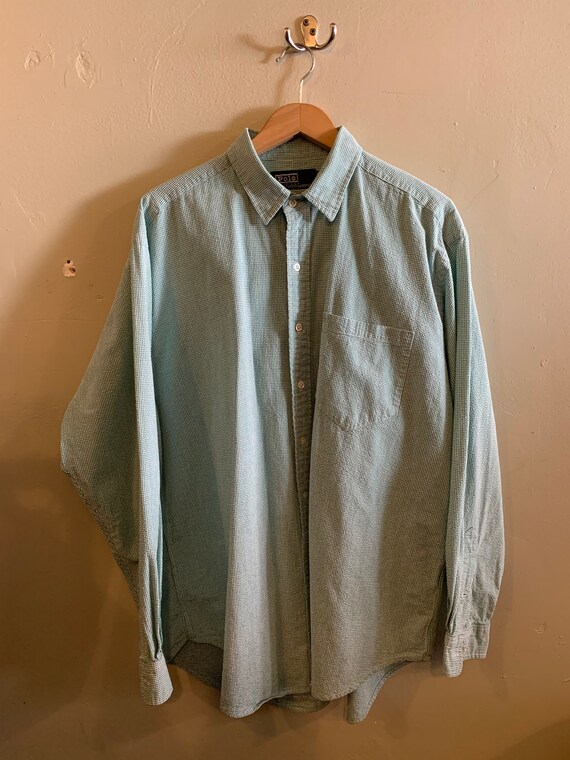 POLO RL / Ralph Lauren shirt / vintage Polo / gree