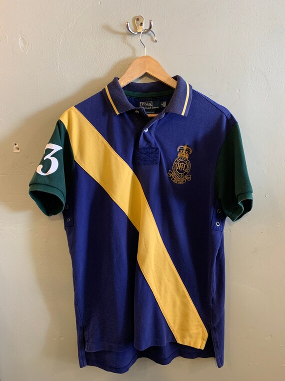 POLO Ralph Lauren / Vintage Polo Shirt / Bleecker St Patch / Bold