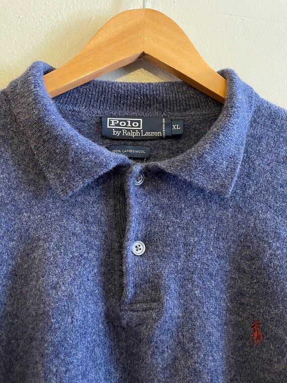 POLO RL / vintage wool jumper / 100% lambswool / … - image 6
