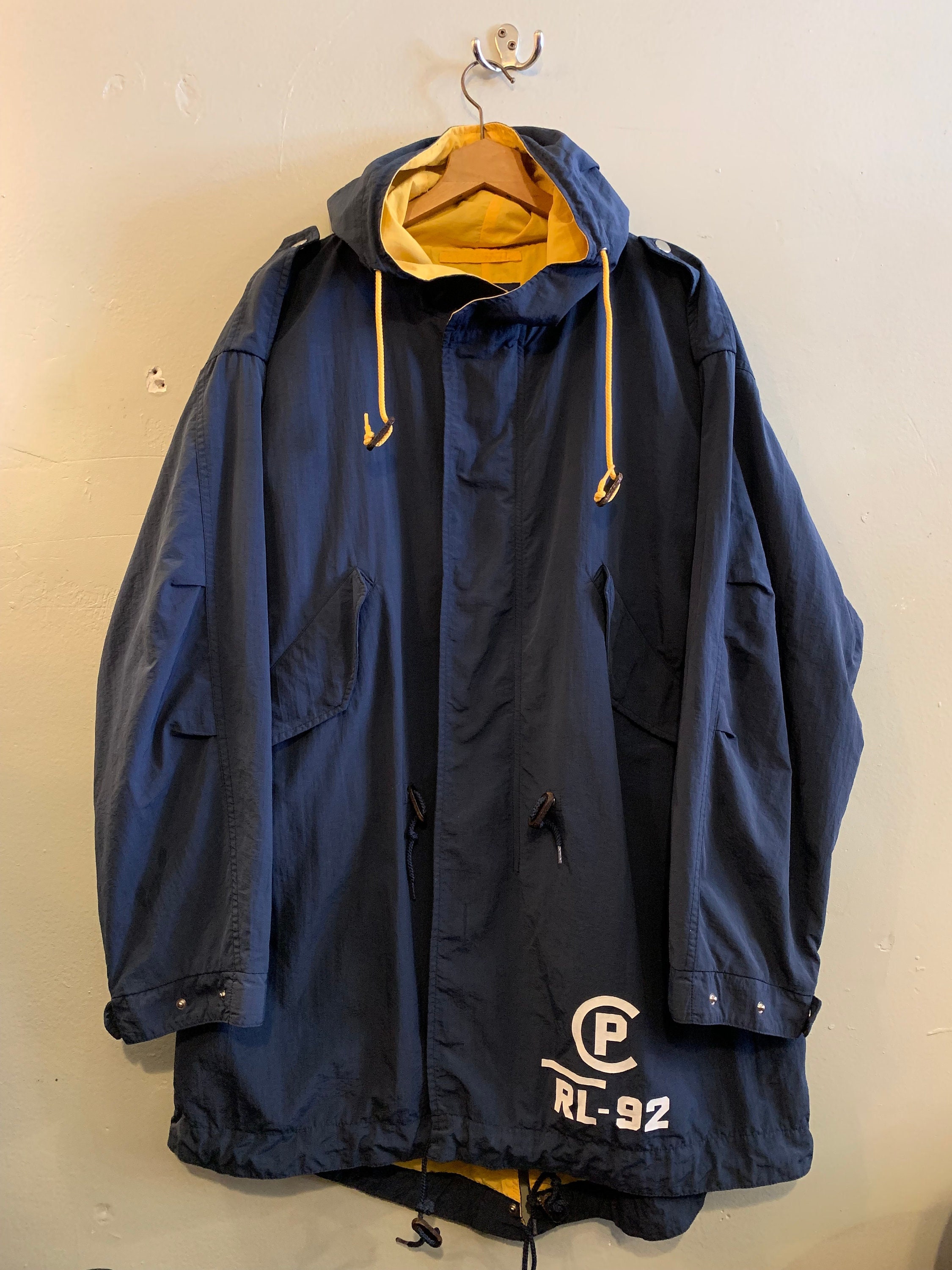 Vintage Nautica Jacket Mens XL Blue Sailing Windbreaker – Proper Vintage