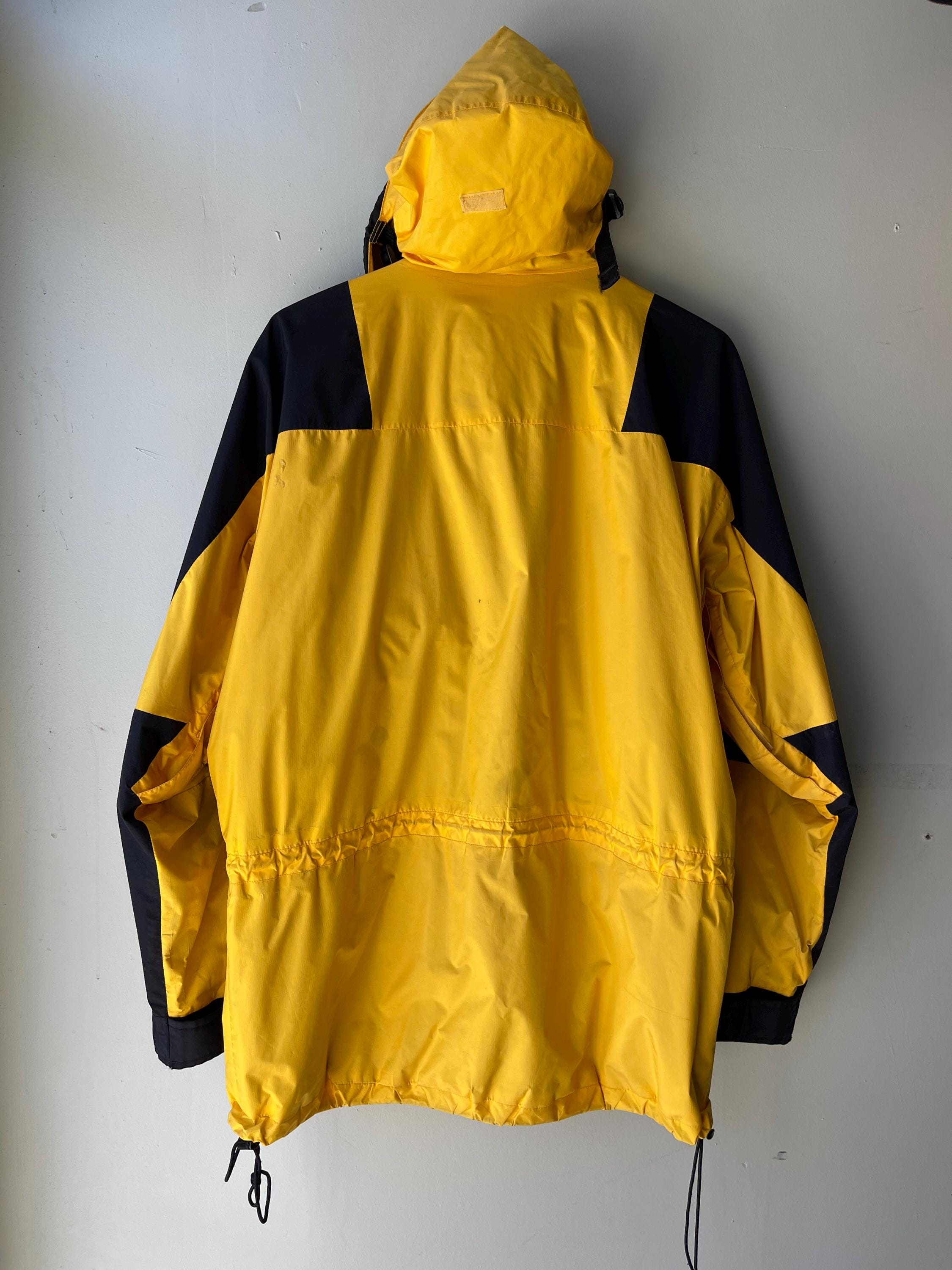 NORTH FACE / Vintage Shell Jacket / Black and Yellow / Gore Tex