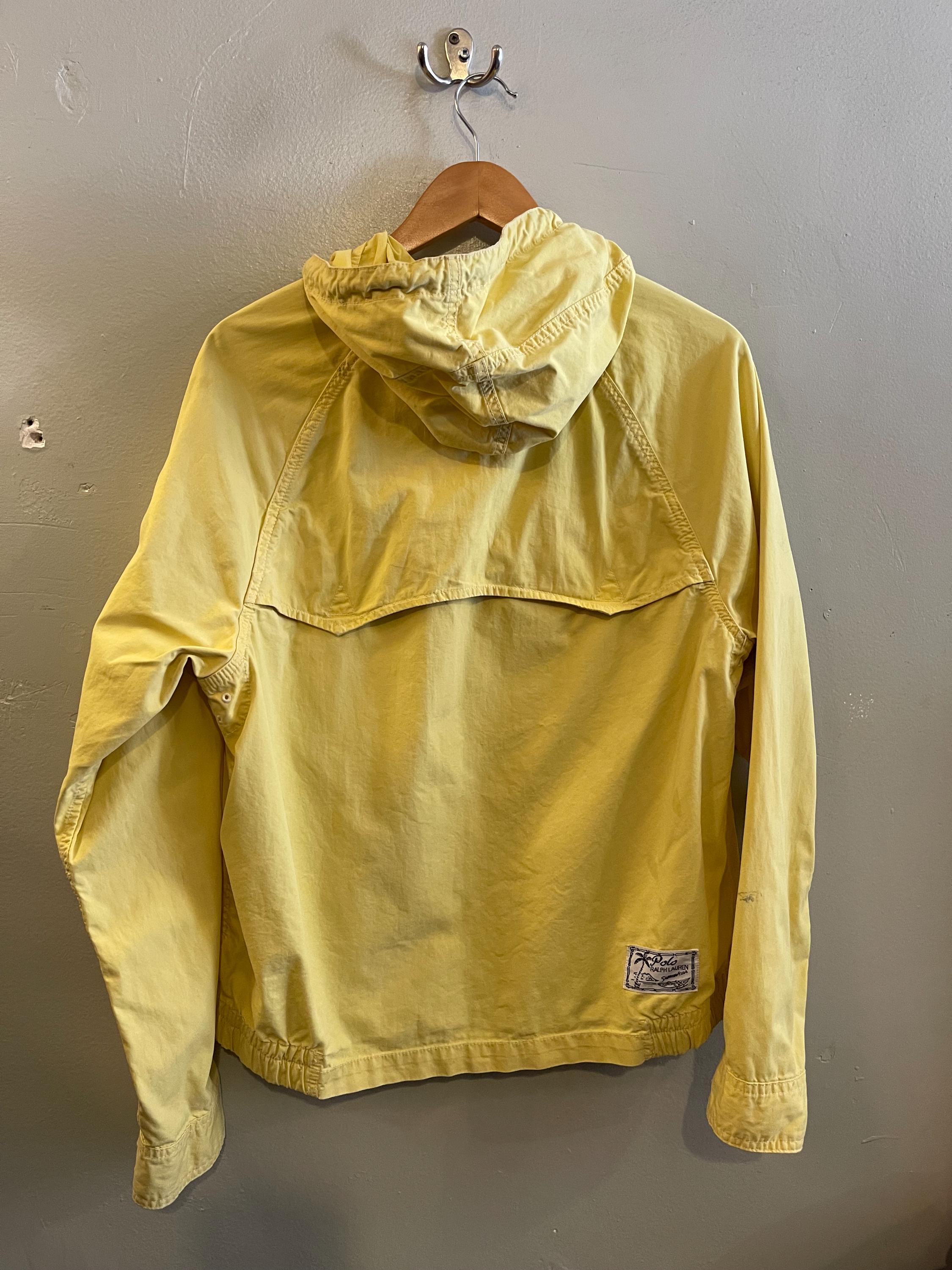 POLO RL / Vintage Jacket / 90s Polo Big Logo Jacket / Yellow Polo 