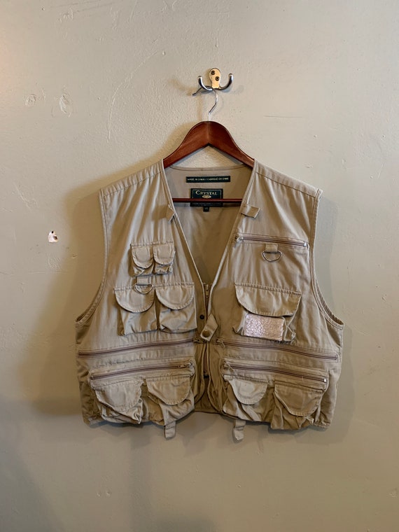 Fly Fishing vest / many pocket vest / vintage outd