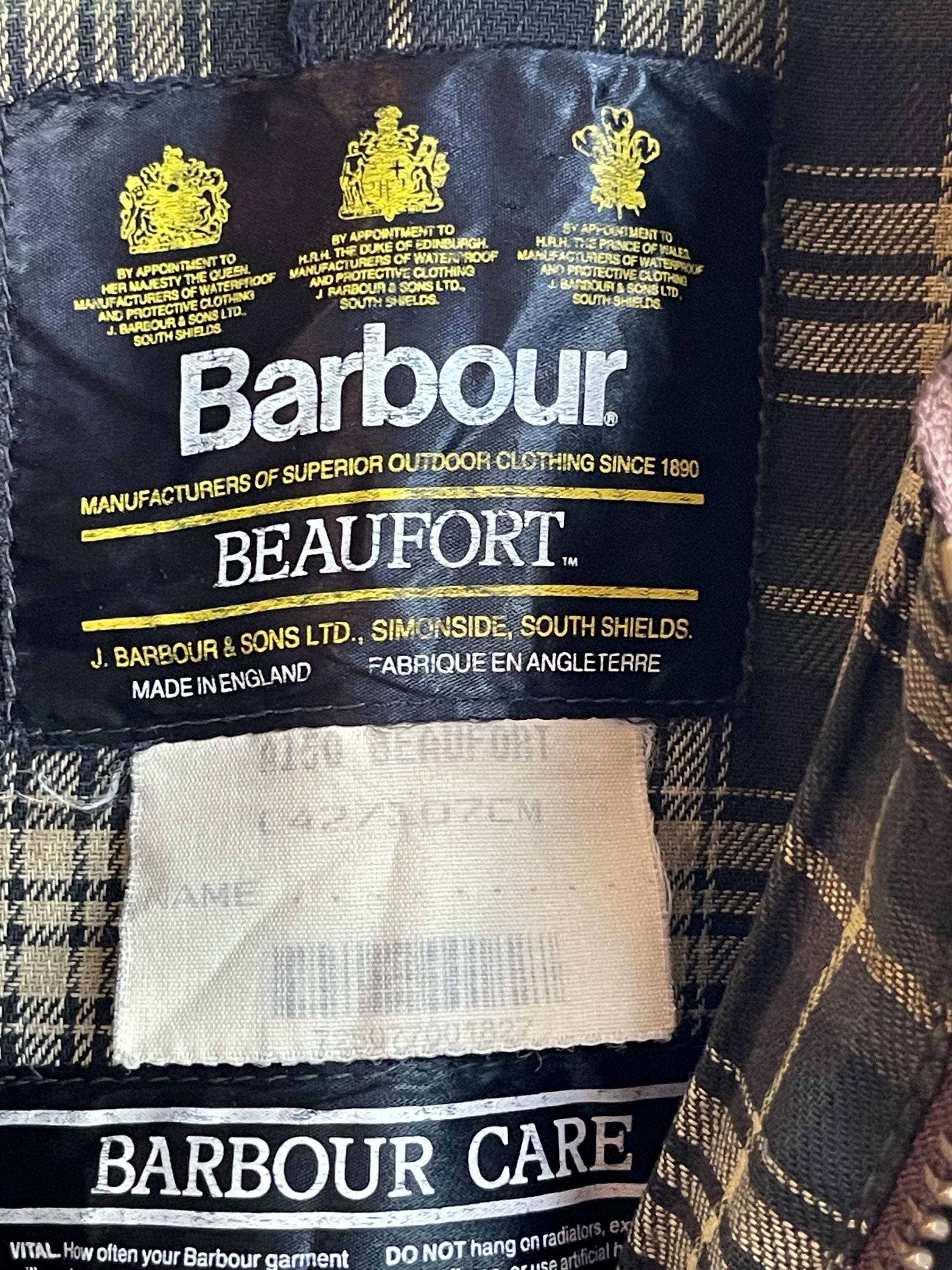 ヴィンテージBEAUFORT名品Britishwax-jacket market BARBOUR BEAUFORT / Vintage Wax Jacket / Made in England / Forest