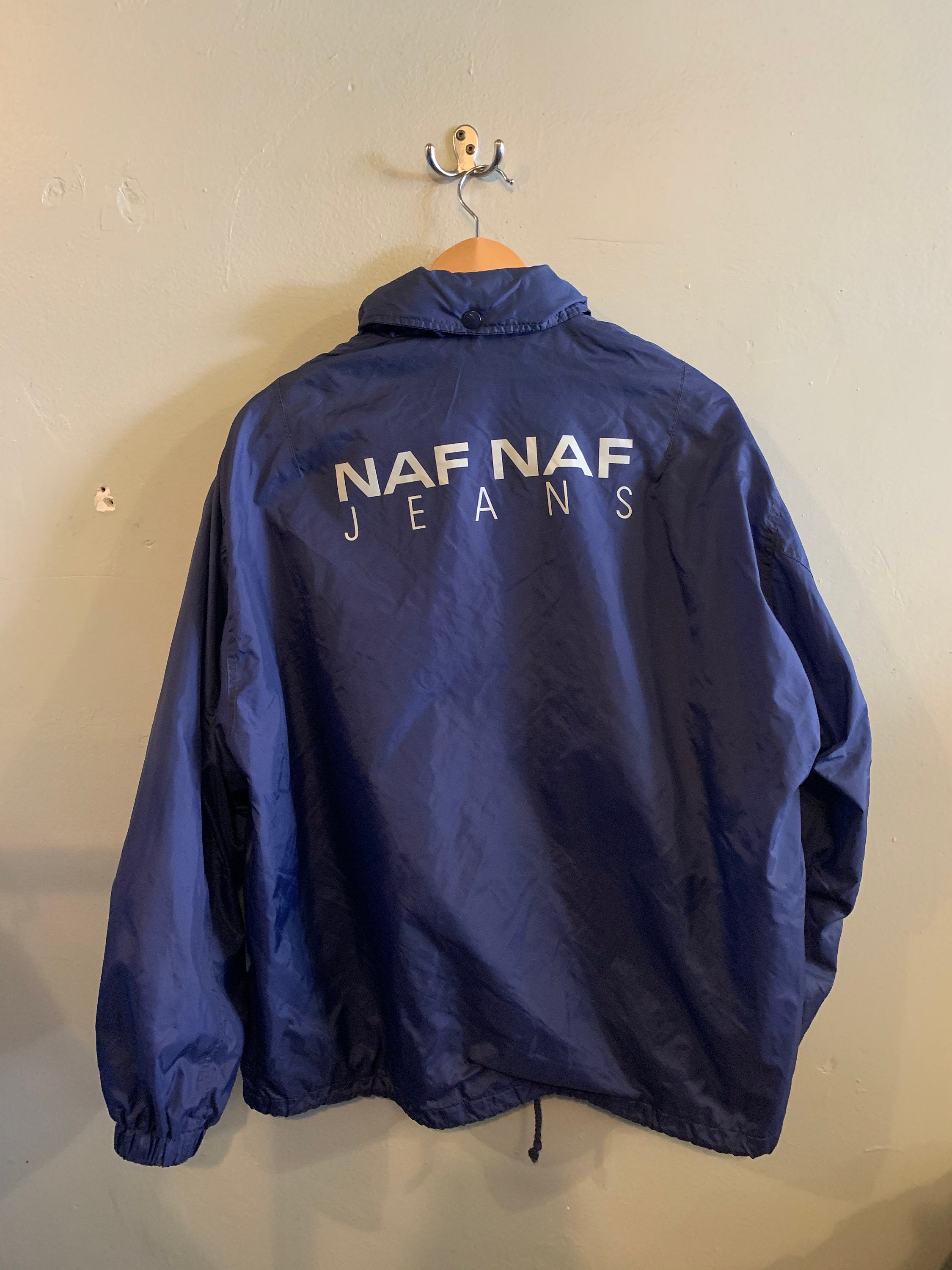 NAF NAF / Vintage Jacket / 90s Vintage / Naf Naf Windbreaker / French  Vintage / 90s Hip Hop / Blue Jacket / Menswear / Mens M. - Etsy
