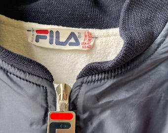 FILA / Vintage Windbreaker / Fila Vintage / 2 in 1 Vest Jacket