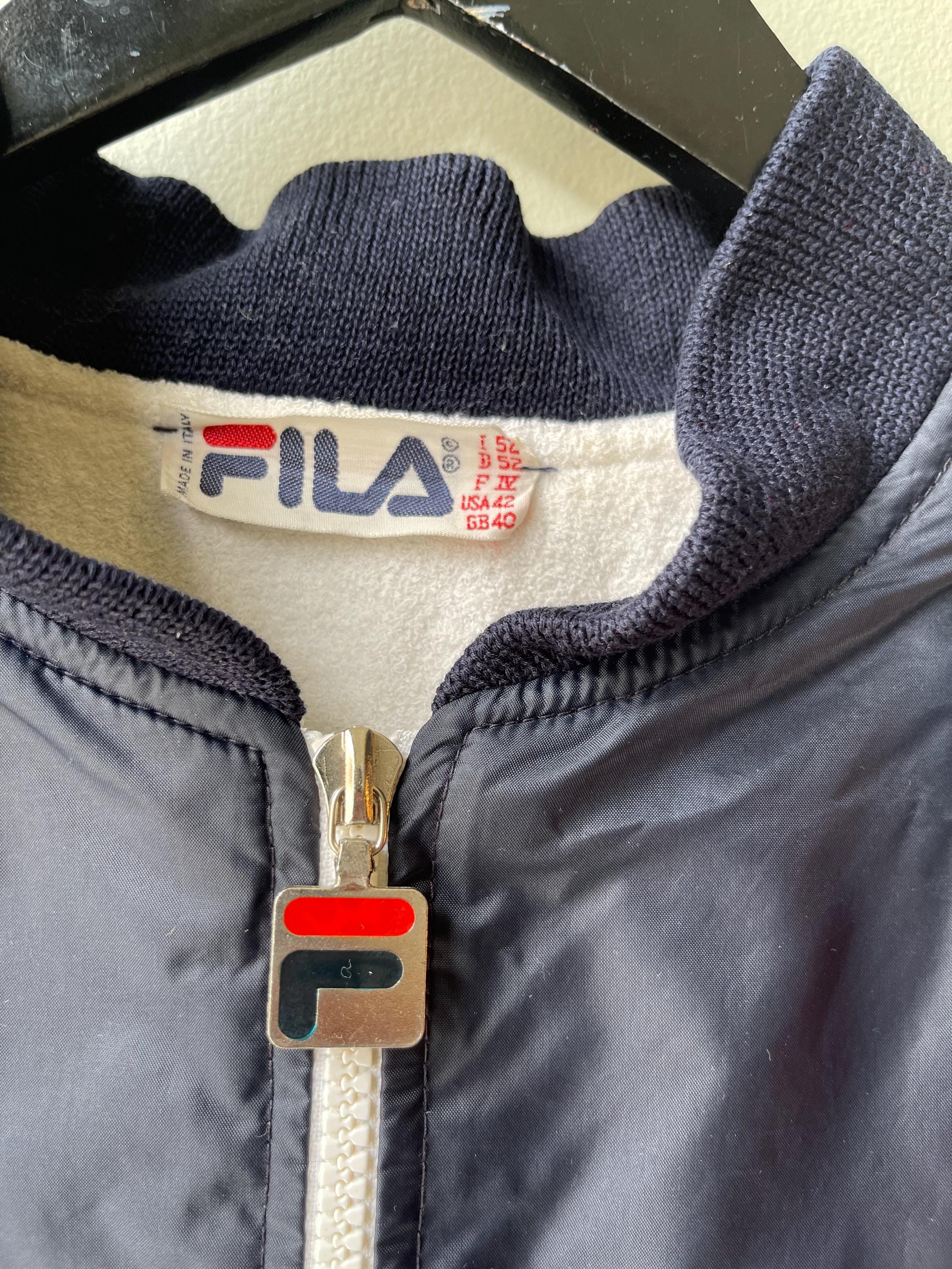 FILA / Vintage Windbreaker / Fila Vintage / 2 in 1 Vest Jacket