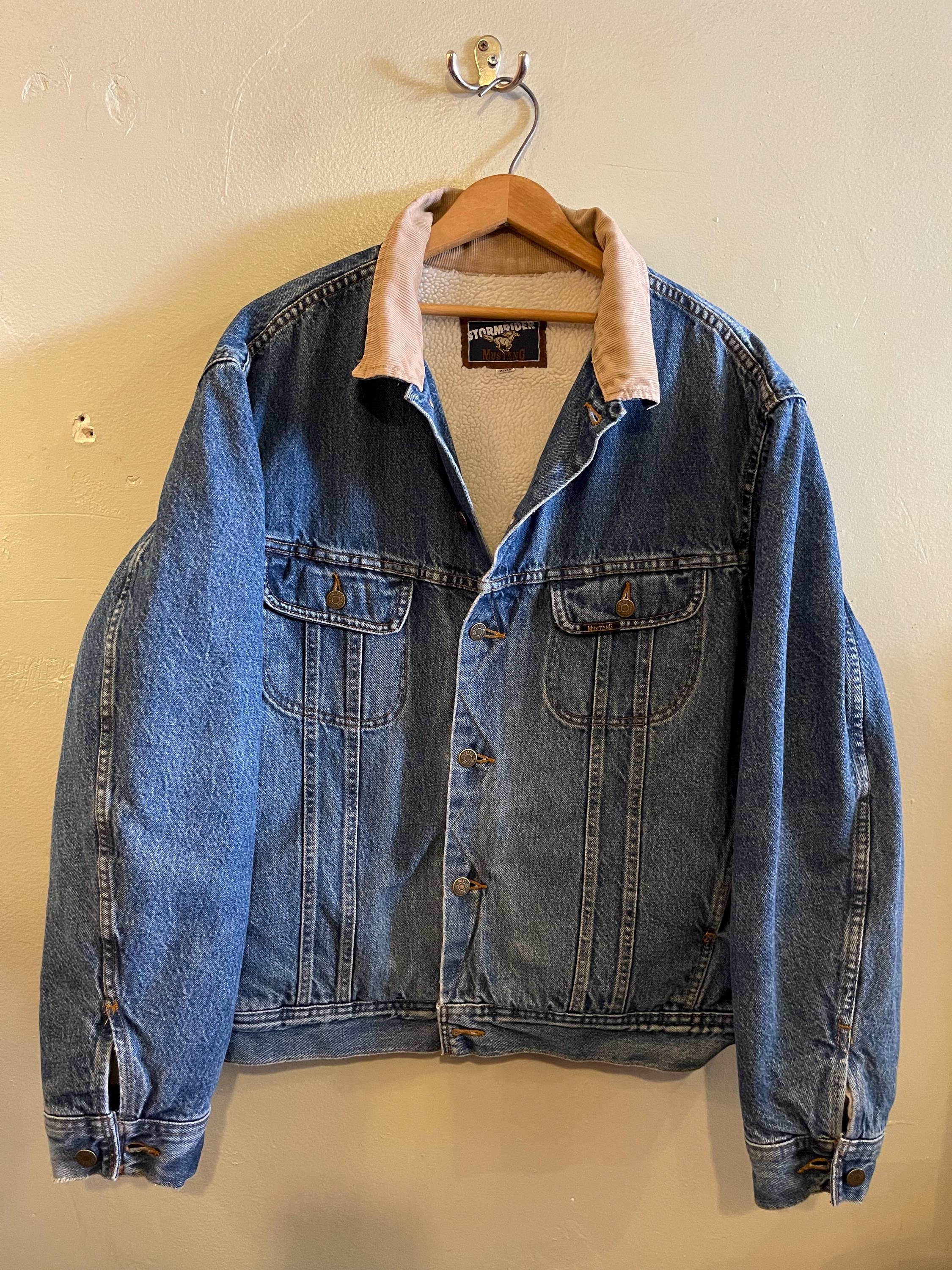 MUSTANG / Vintage Denim Jacket / Fleece-lined / Stormrider MUSTANG / Vintage Denim Jacket / Fleece-lined / Stormrider