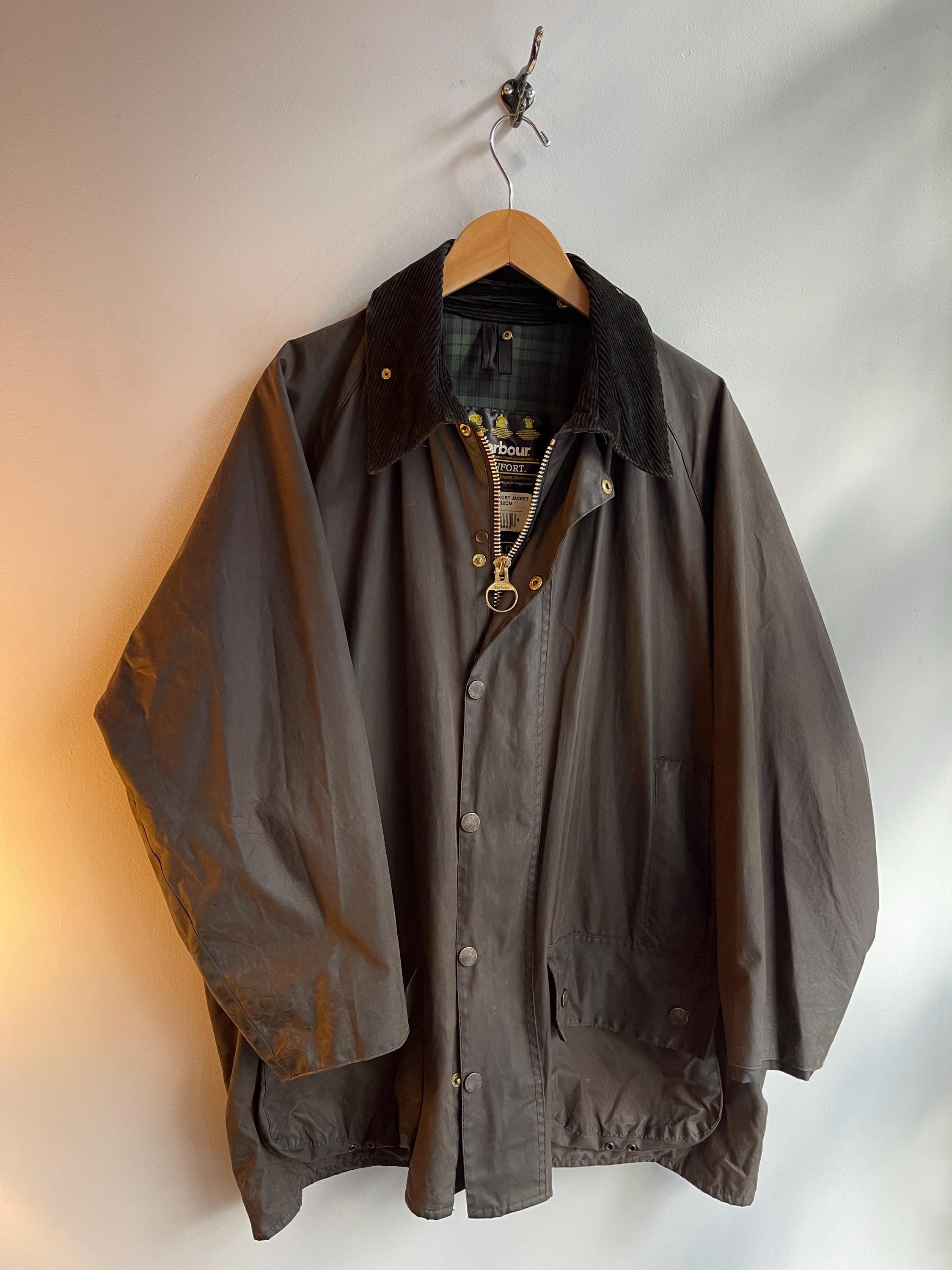 BARBOUR / Vintage Beaufort / Black Wax Jacket / Made in England