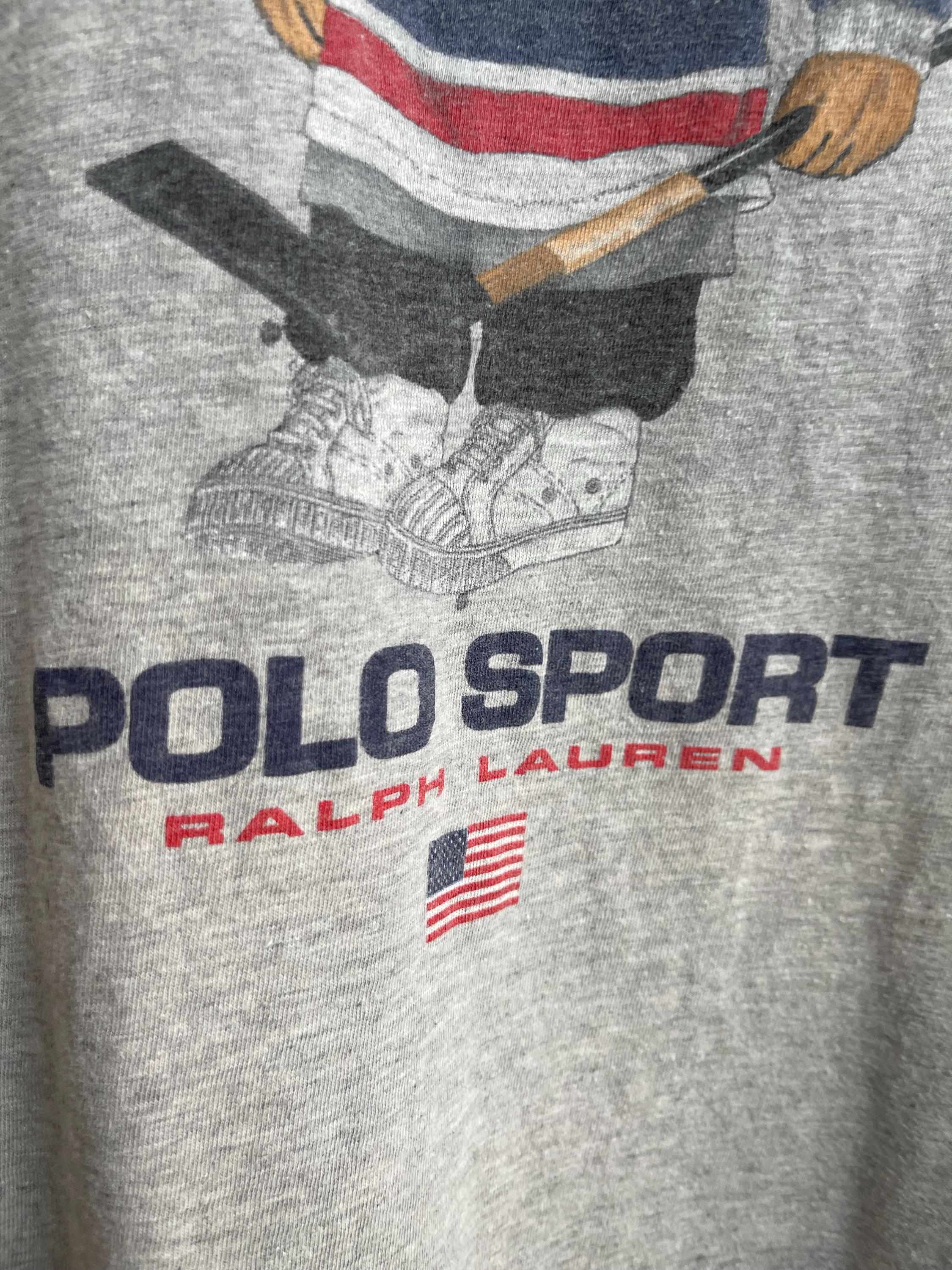 POLO SPORT / America Hockey Bear / Olympics Hockey Polo / Vintage