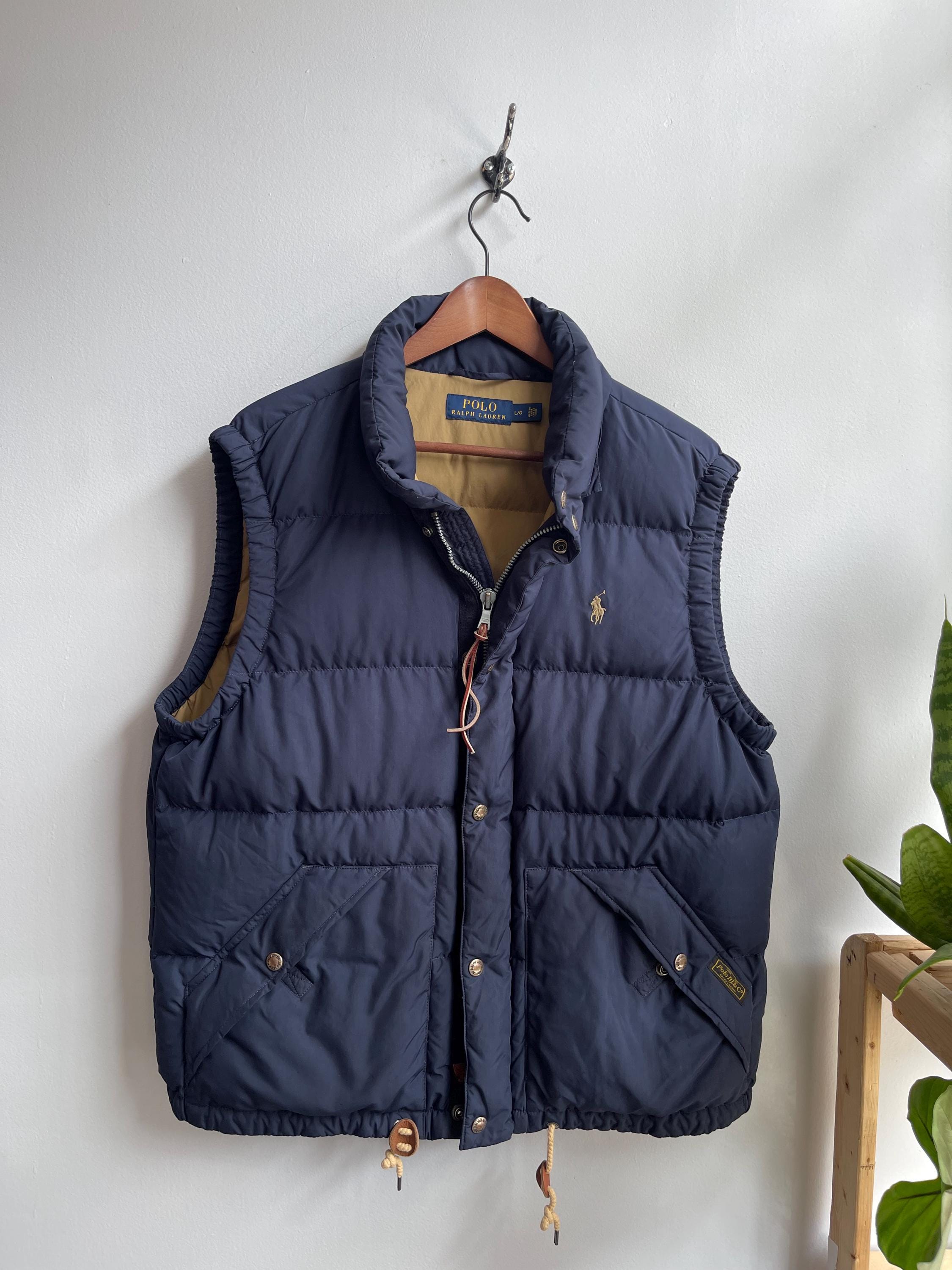POLO RL / Bubble Vest / Navy Blue Bubble Vest / Hip Hop / Hiking