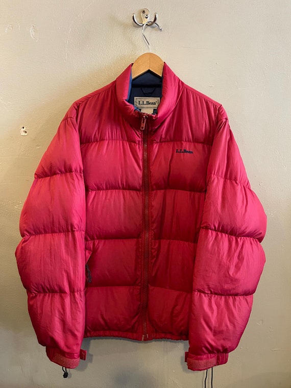 LL BEAN / Vintage Puffer / Red Jacket / Made in USA / Ll Bean 