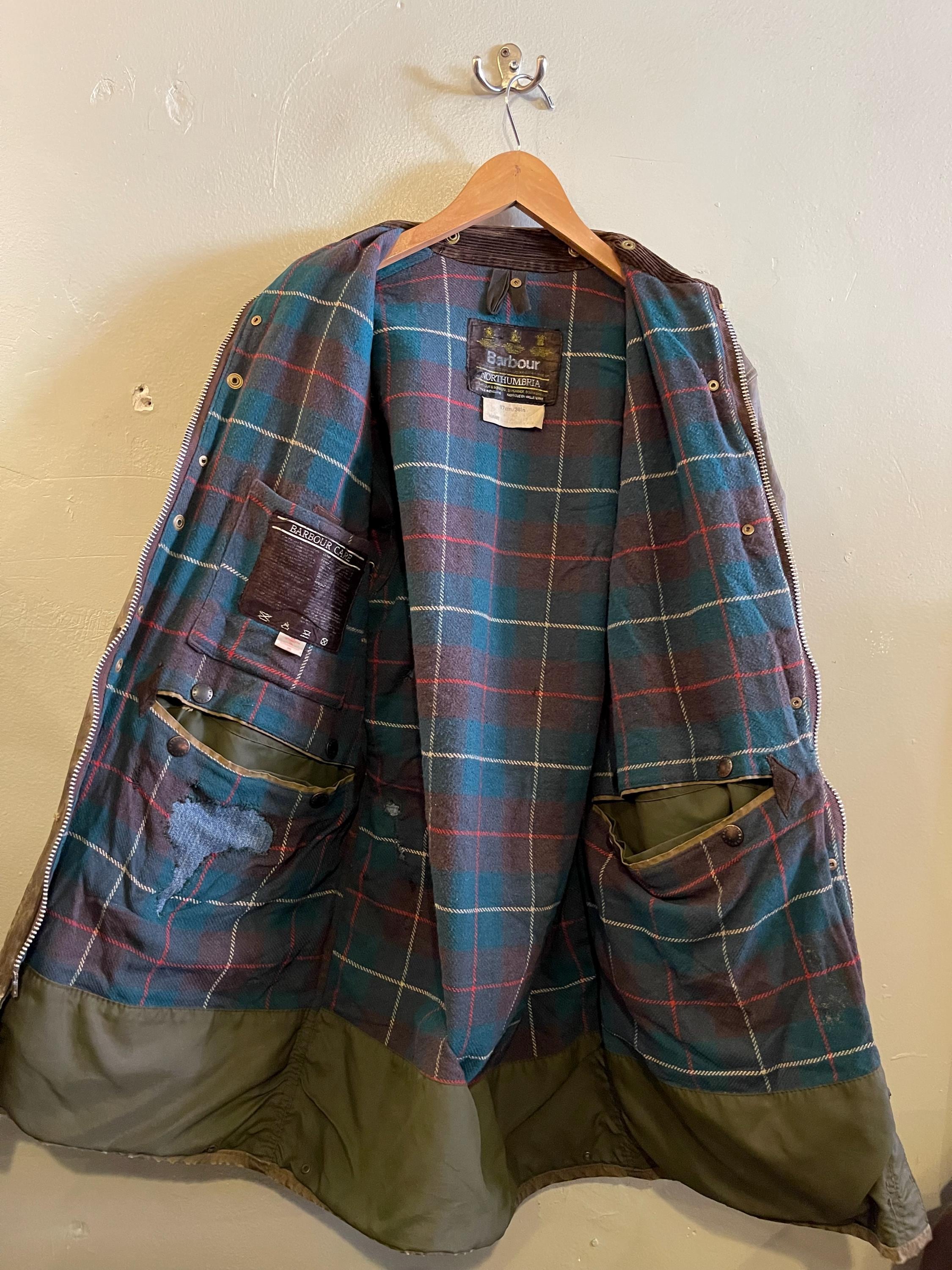 BARBOUR / Northumbria / Vintage Wax Jacket / Vintage Barbour BARBOUR / Northumbria / Vintage Wax Jacket / Vintage Barbour