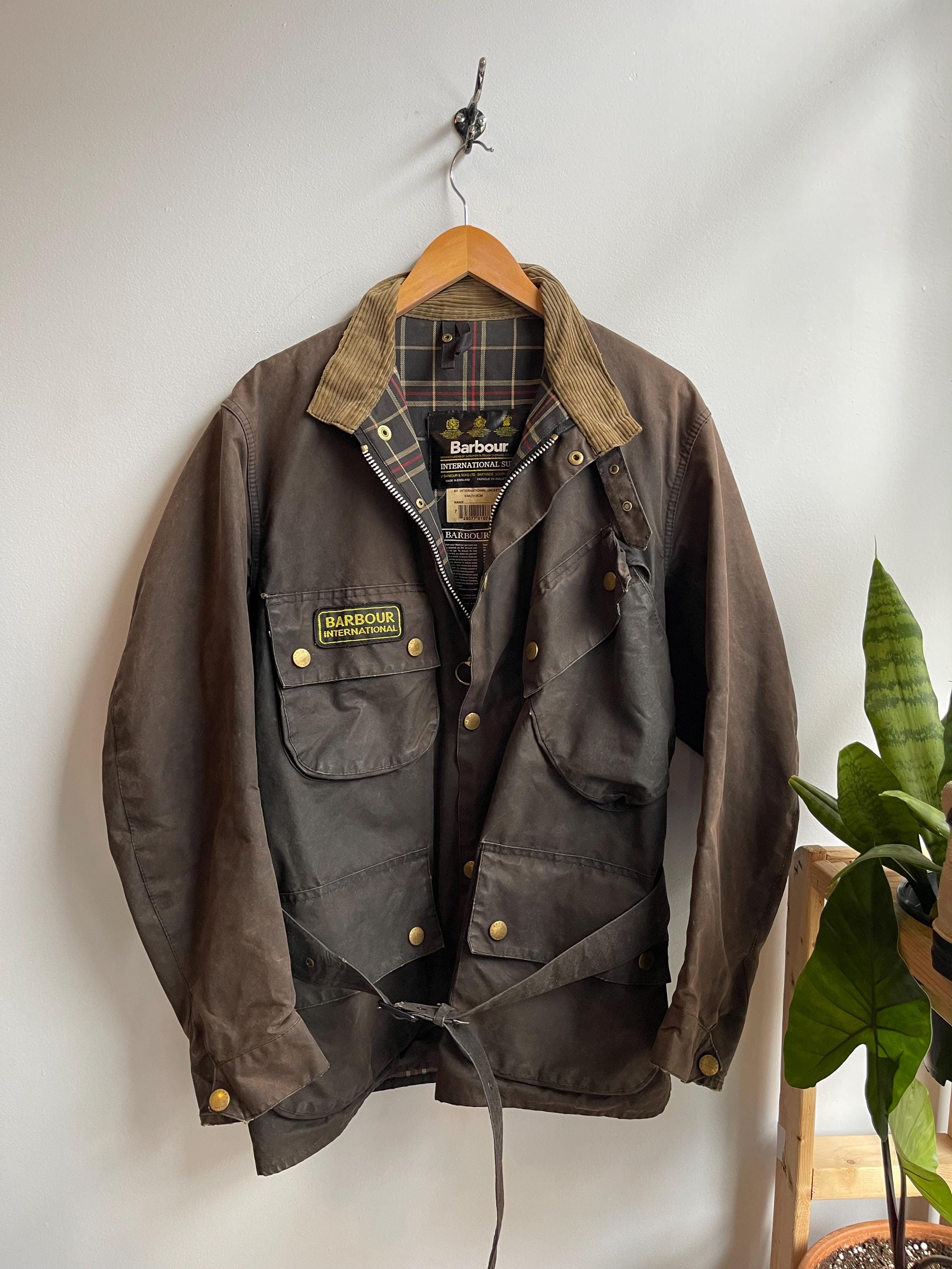 BARBOUR International / Vintage Motorcycle Jacket / 90s Barbour