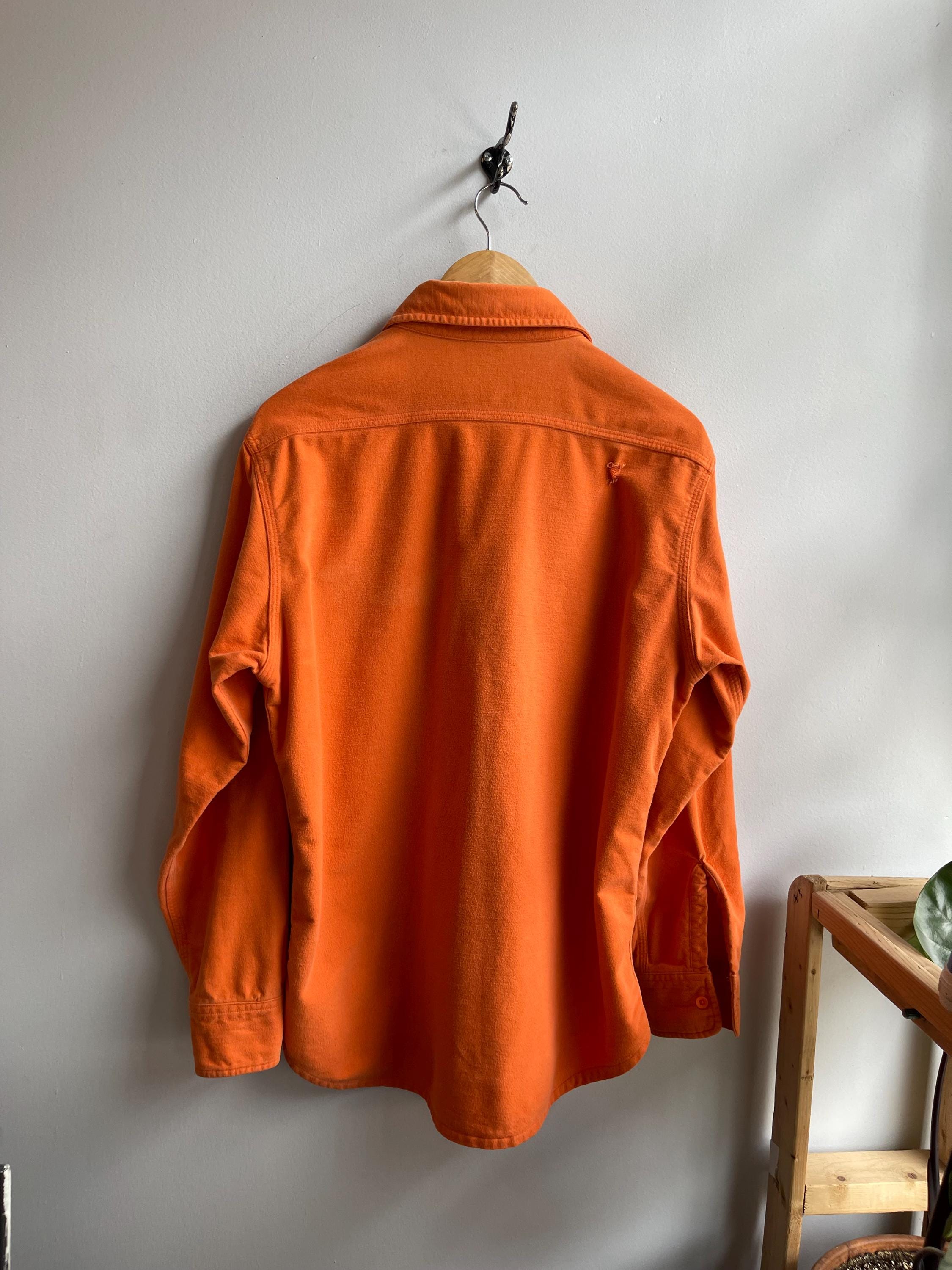 CARHARTT / Vintage Chamois Workshirt / Orange Workshirt / Vintage