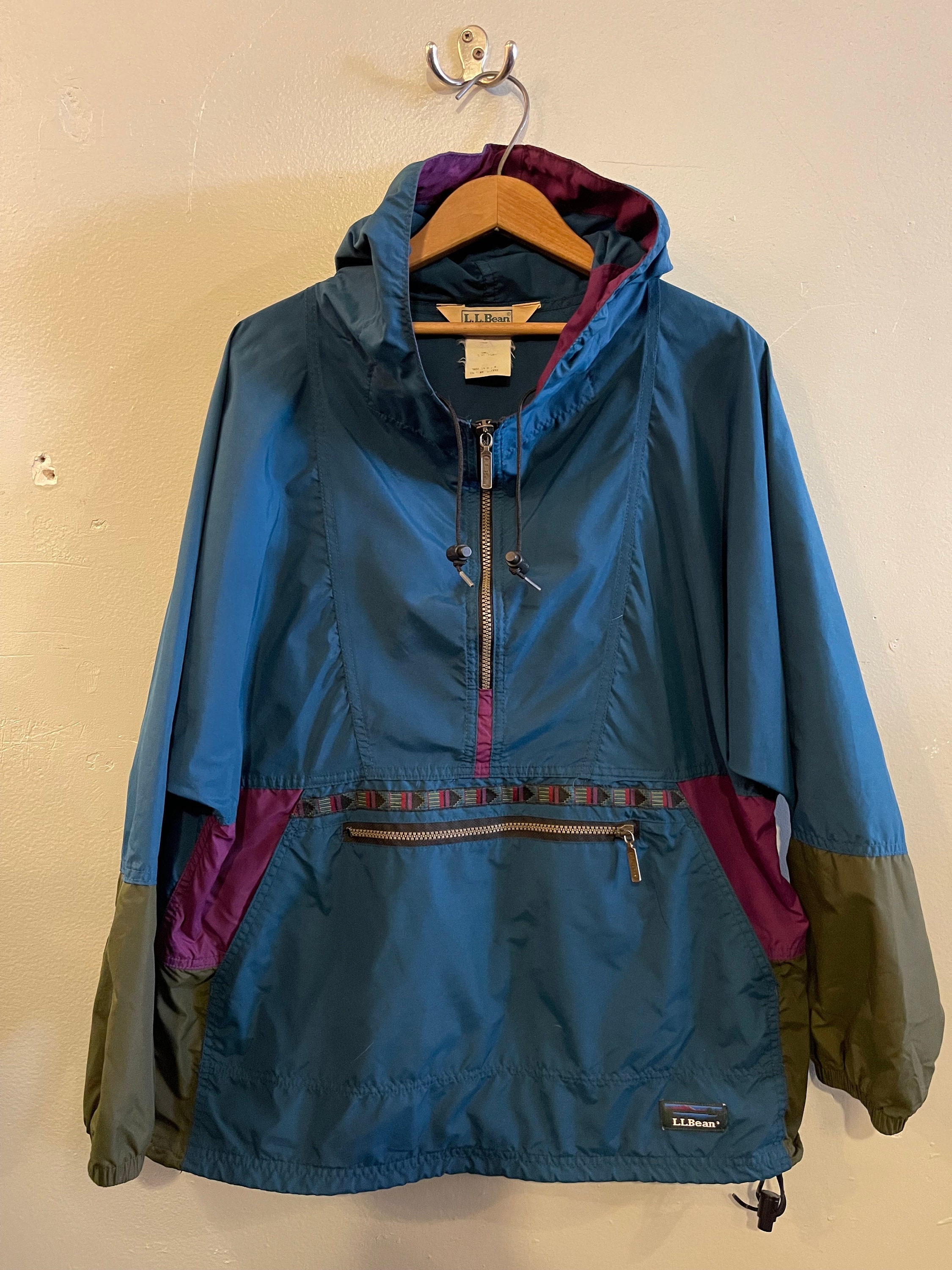 Ll bean aztec windbreaker cheap