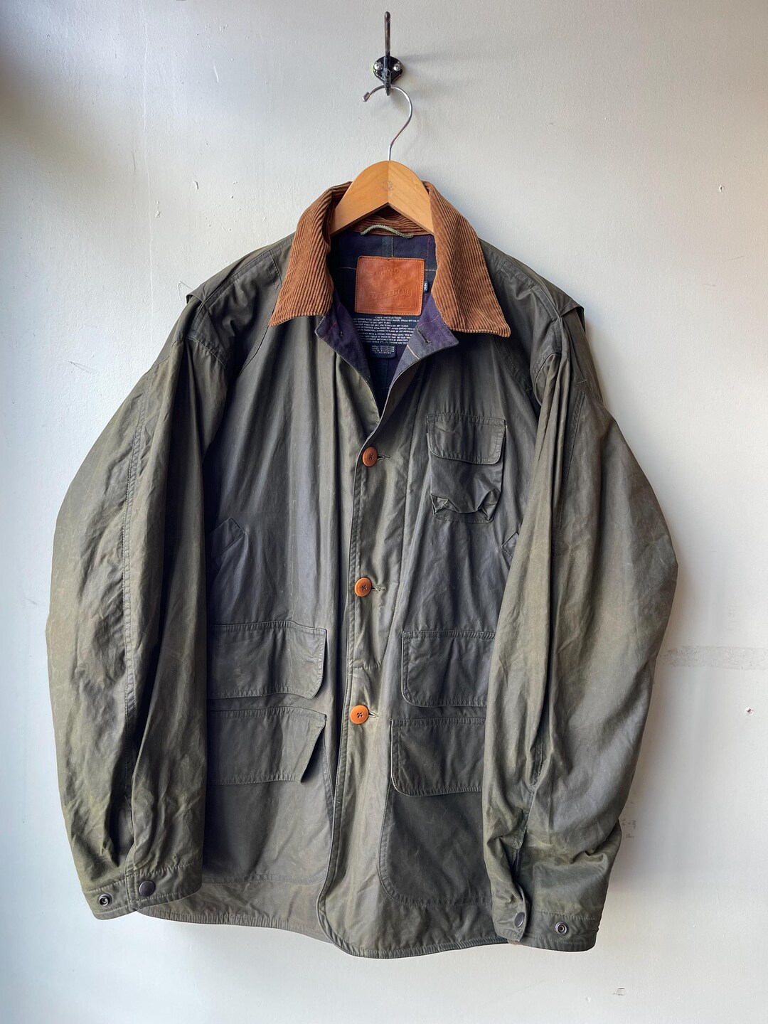 POLO RL / Sportsman / Heavy Wax Jacket / 90s Vintage / Vintage