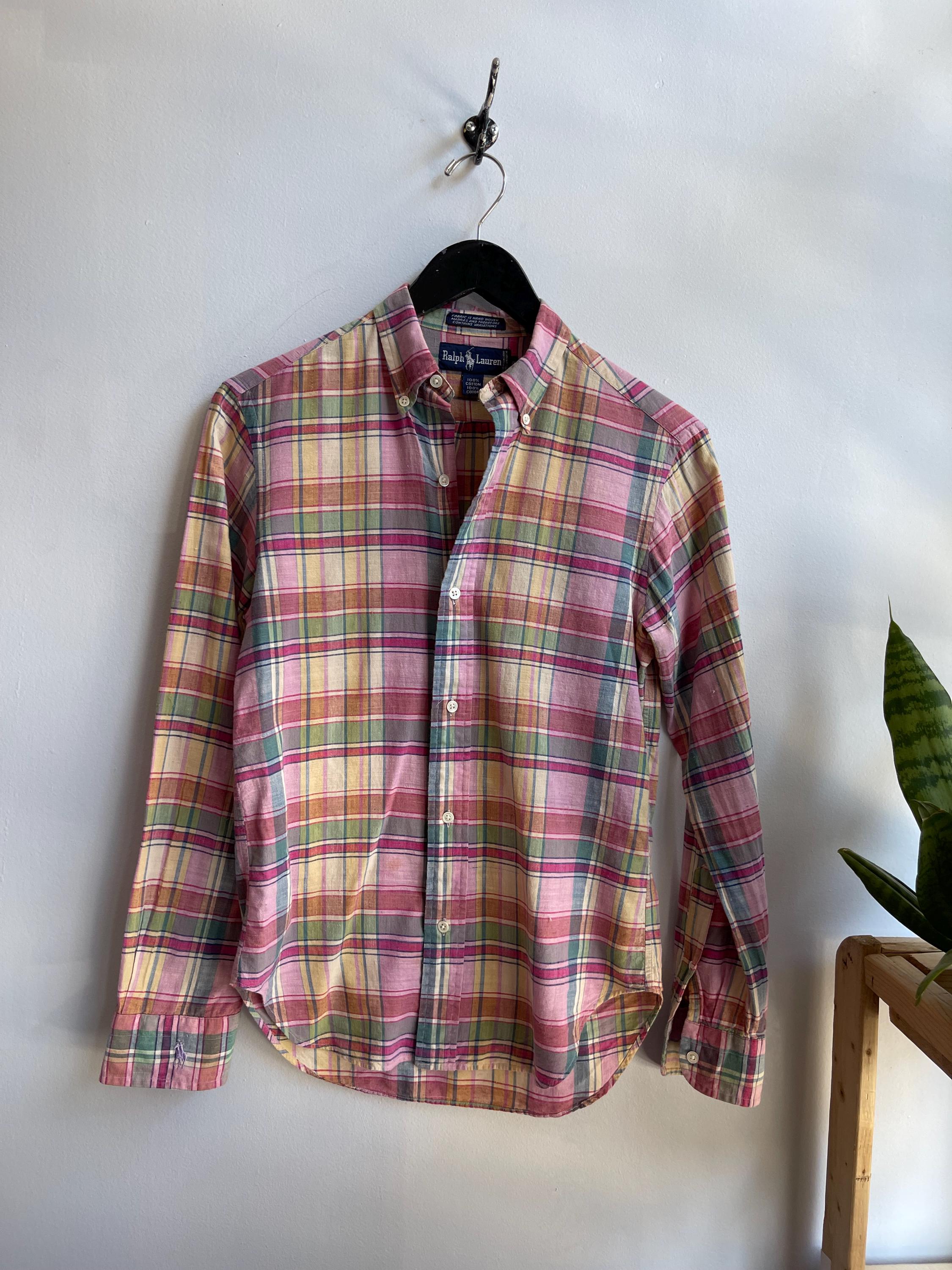 chinese dress ladies Lauren Ralph Lauren Womens Madras Plaid Cotton Midi Dress Pink 6 at Amazon  Women's Clothing store main image 1