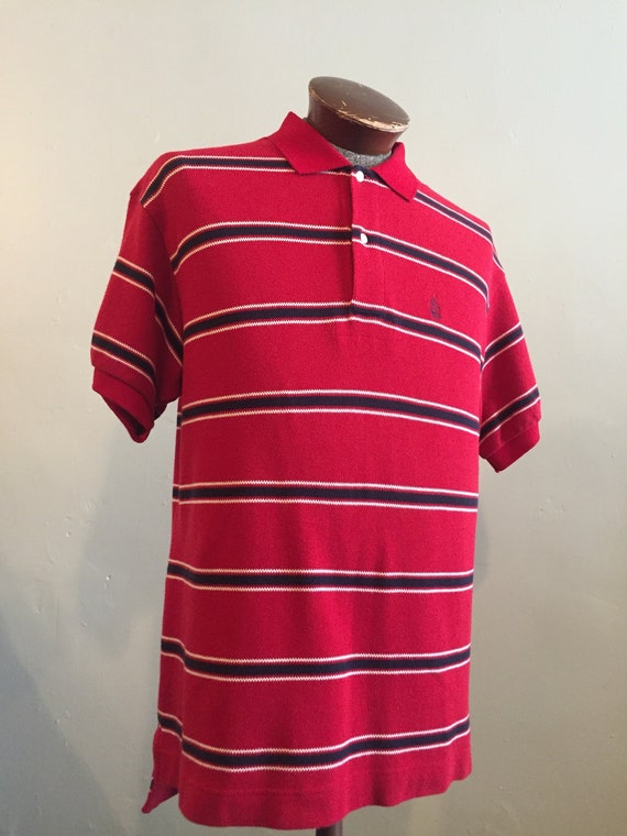 mens vintage knitted polo