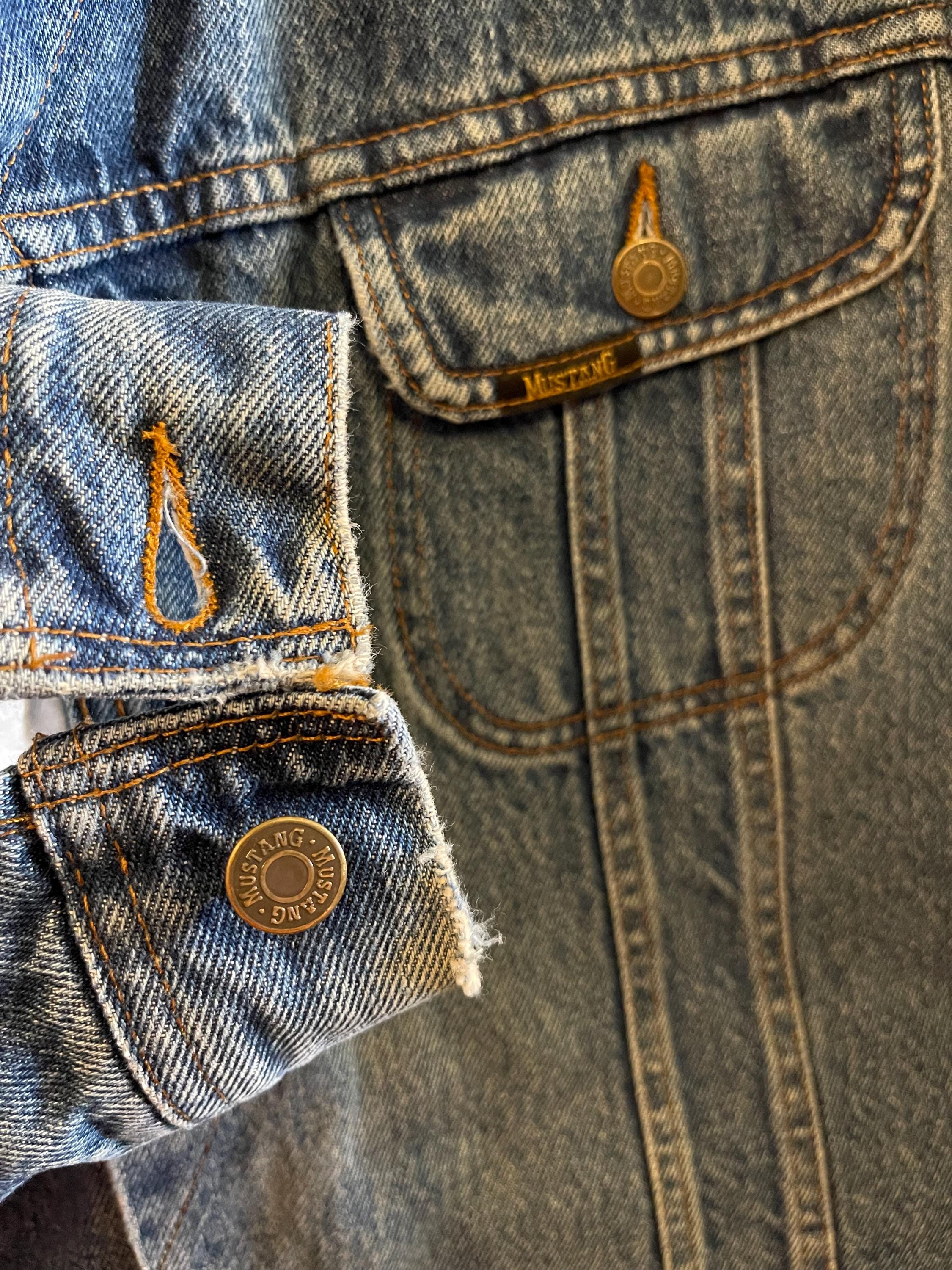 MUSTANG / Vintage Denim Jacket / Fleece-lined / Stormrider MUSTANG / Vintage Denim Jacket / Fleece-lined / Stormrider