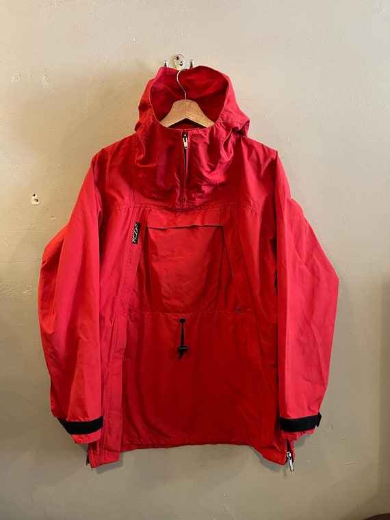 KANUK Vintage Lightweight Anorak Red Kanuk Made in Montreal Spring fall Jacket Running Jacket Vintage Windbreaker Mens S Etsy