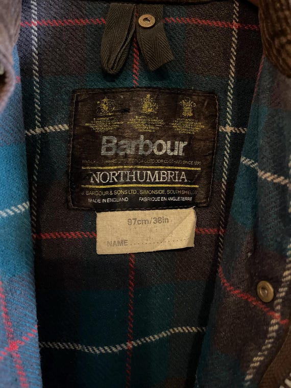 BARBOUR / Northumbria / Vintage Wax Jacket / Vintage Barbour BARBOUR / Northumbria / Vintage Wax Jacket / Vintage Barbour
