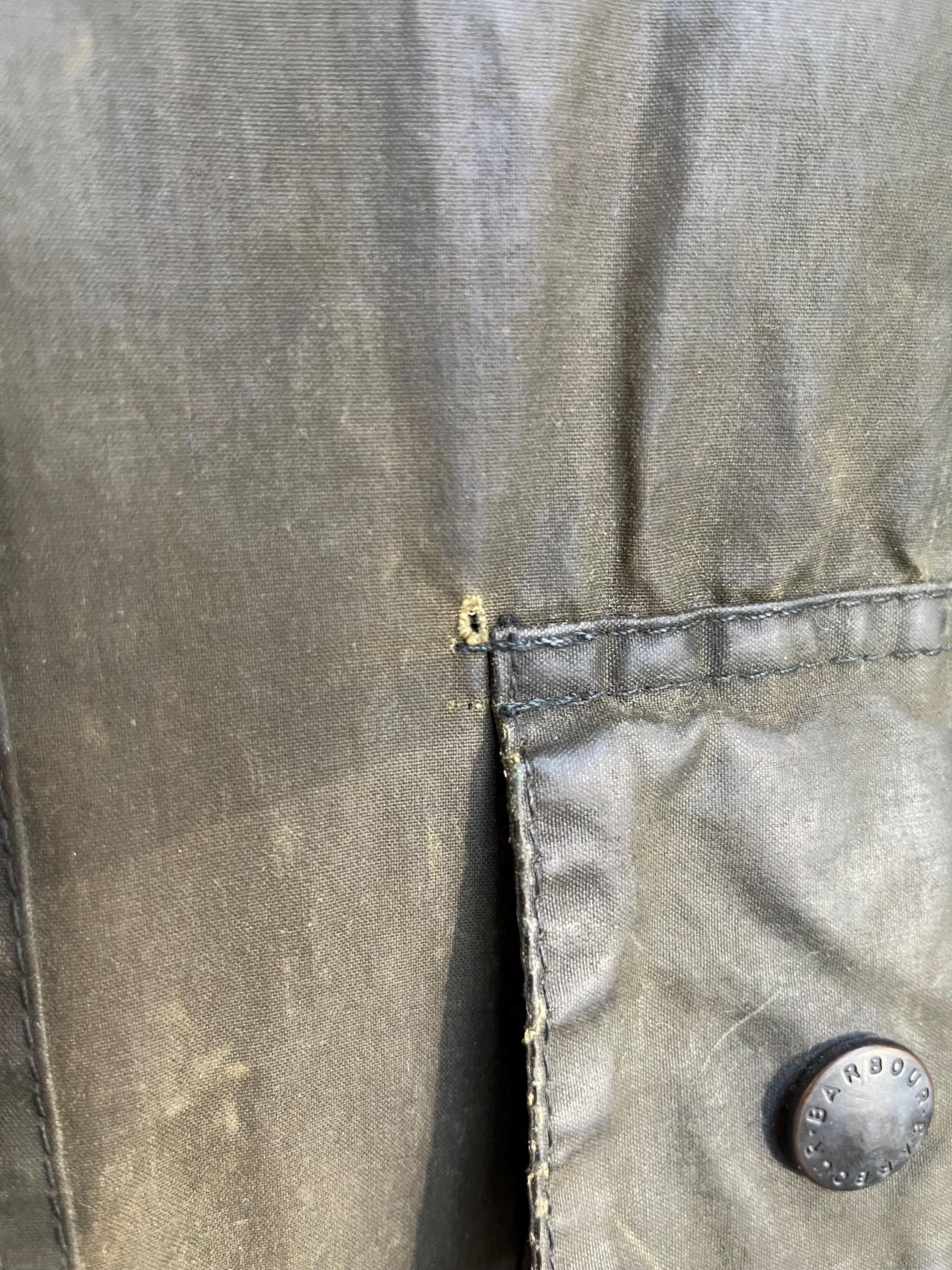 BARBOUR BEAUFORT / Vintage Wax Jacket / Made in England / Forest