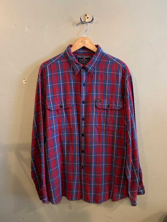POLO RL / Ralph lauren / Polo Sport / vintage plai