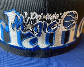 キャップ NBA 90s Orland Magic Snapback Cap MAGIC / Orlando Magic Basketball / Vintage NBA / Logo 7 Cap / 90s